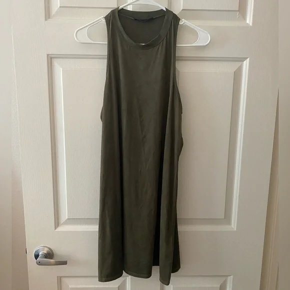 Kaitlyn | Dresses | Olive Green Skater Dress | Poshmark